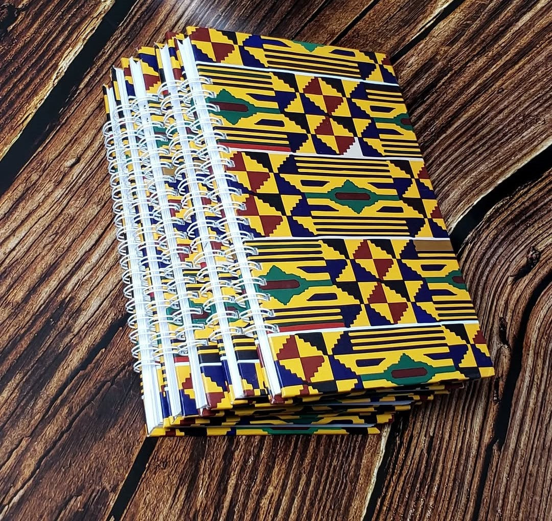 African Print A5 Hardcover Notebook - 014