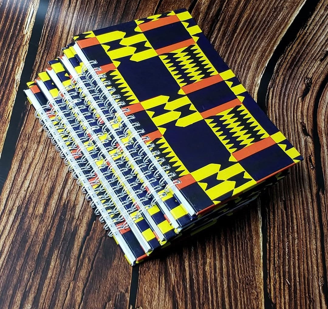 African Print A5 Hardcover Notebook - 001