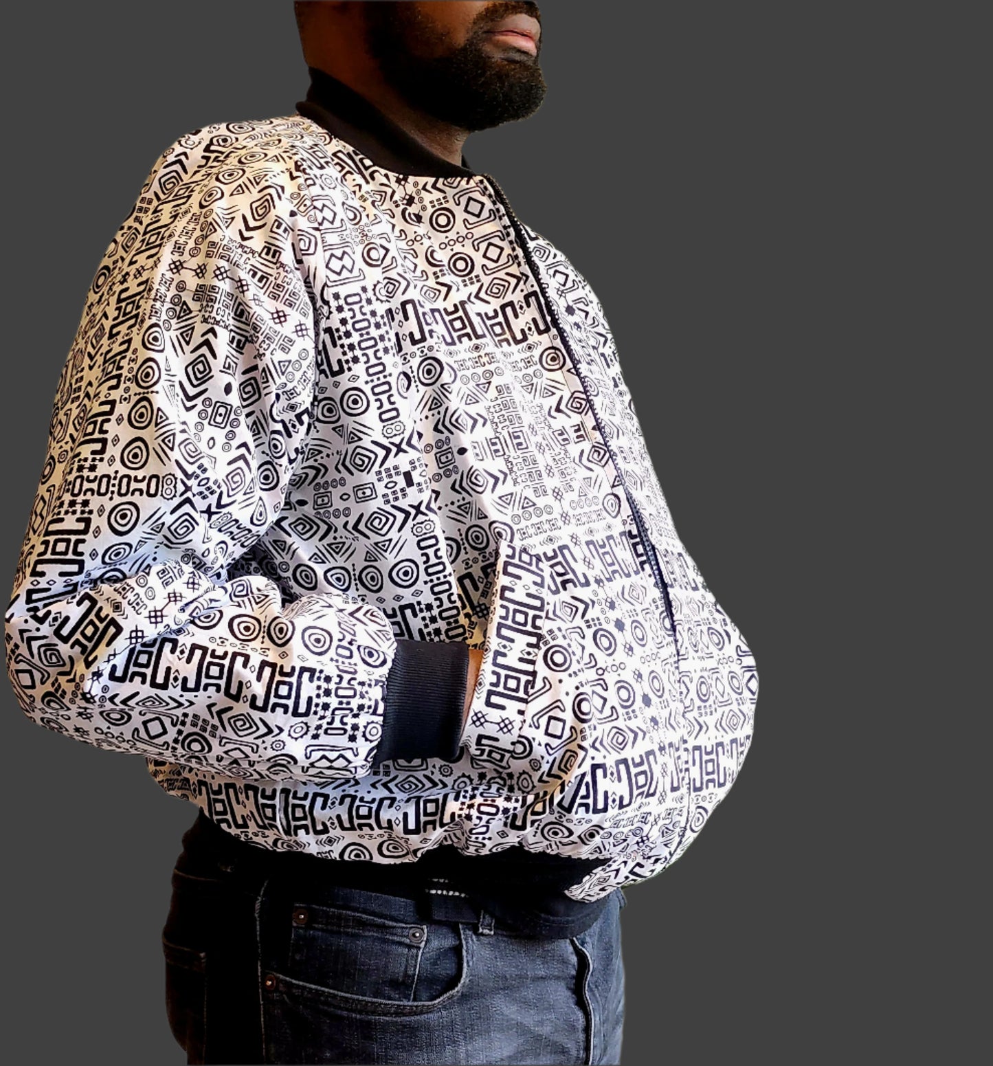 Zola Unisex Reversible Bomber Jacket - (001)