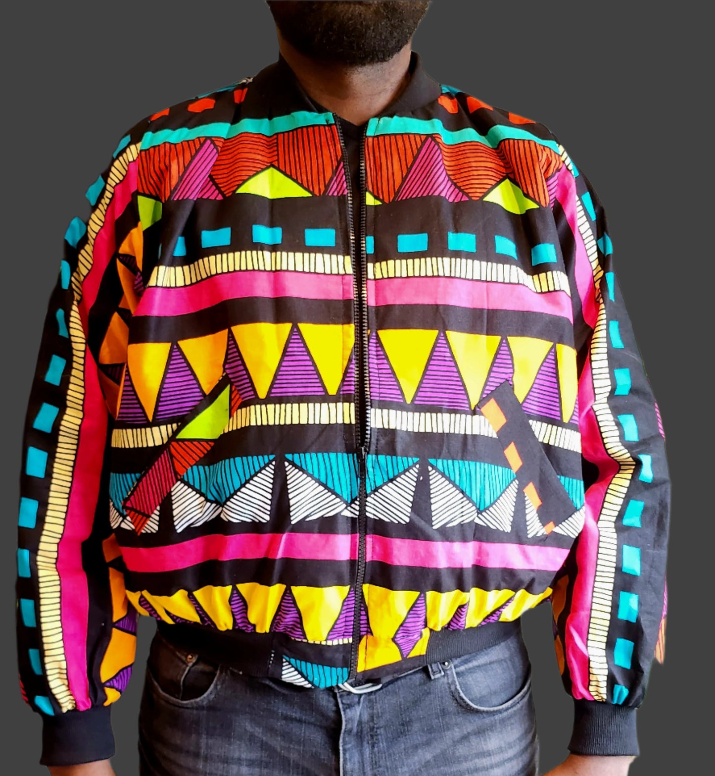 Zola Unisex Reversible Bomber Jacket - (001)