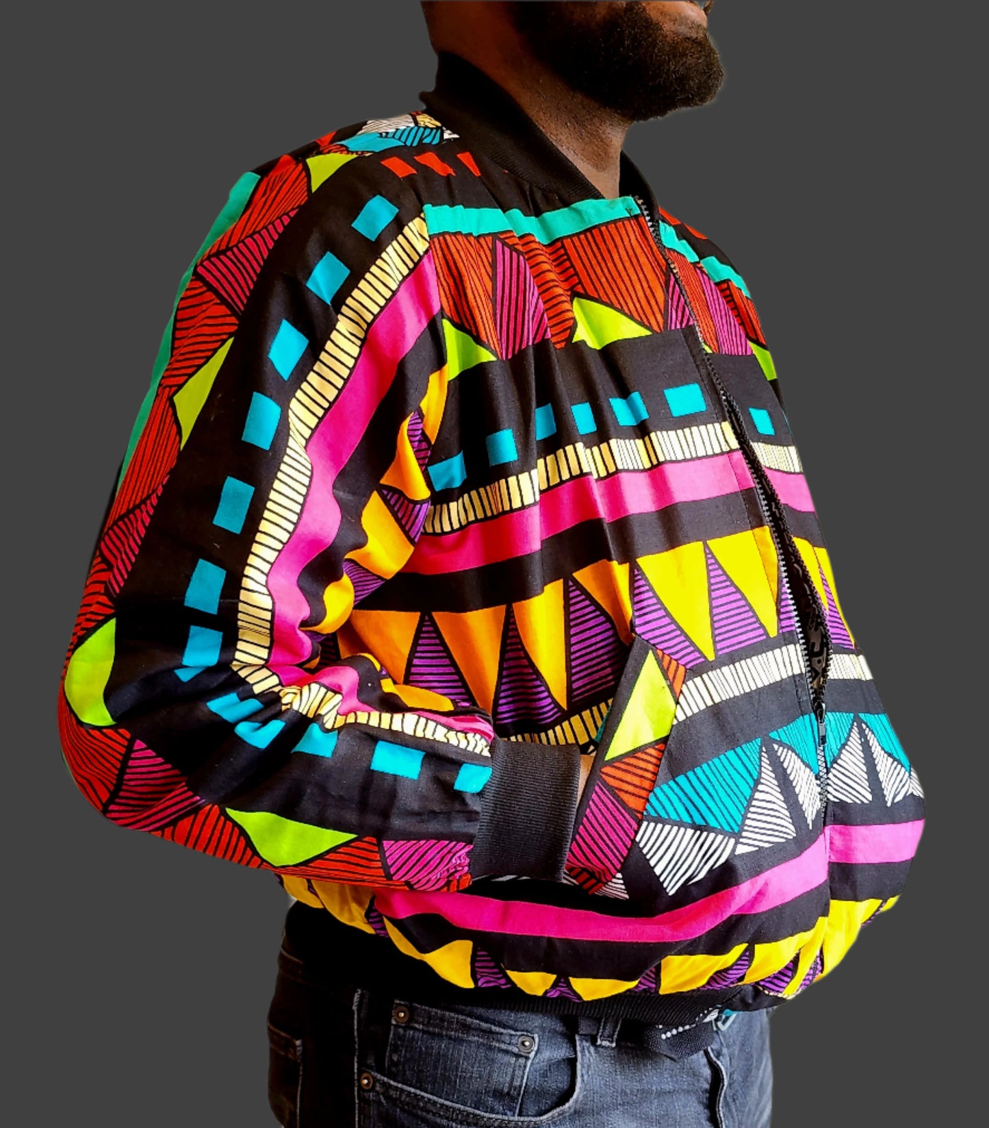 Zola Unisex Reversible Bomber Jacket - (001)
