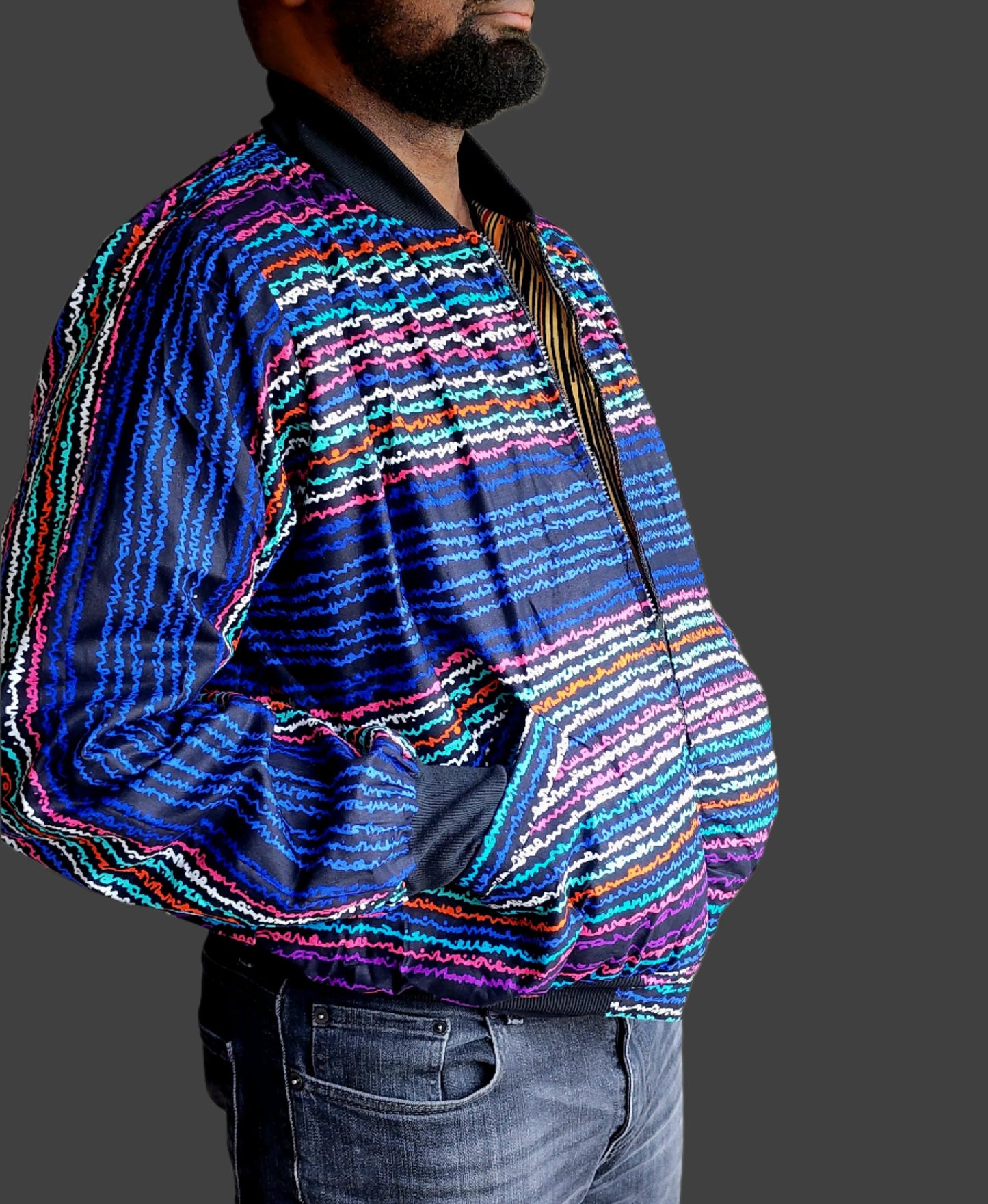 Zola Unisex Reversible Bomber Jacket - (003)