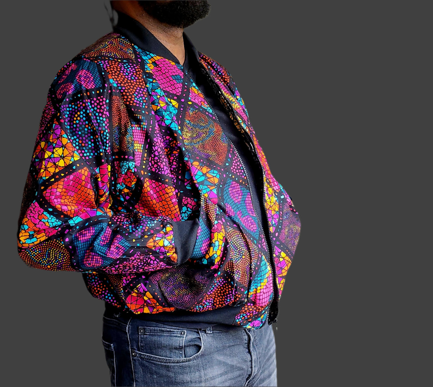 Zola Unisex Reversible Bomber Jacket - (004)