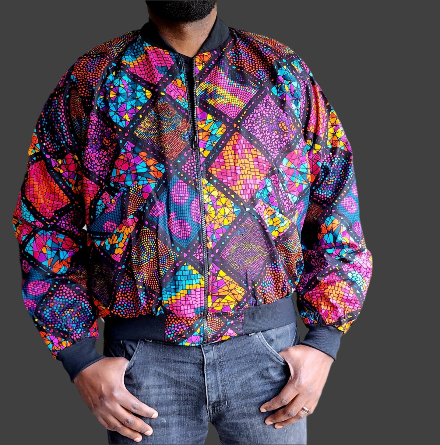 Zola Unisex Reversible Bomber Jacket - (004)