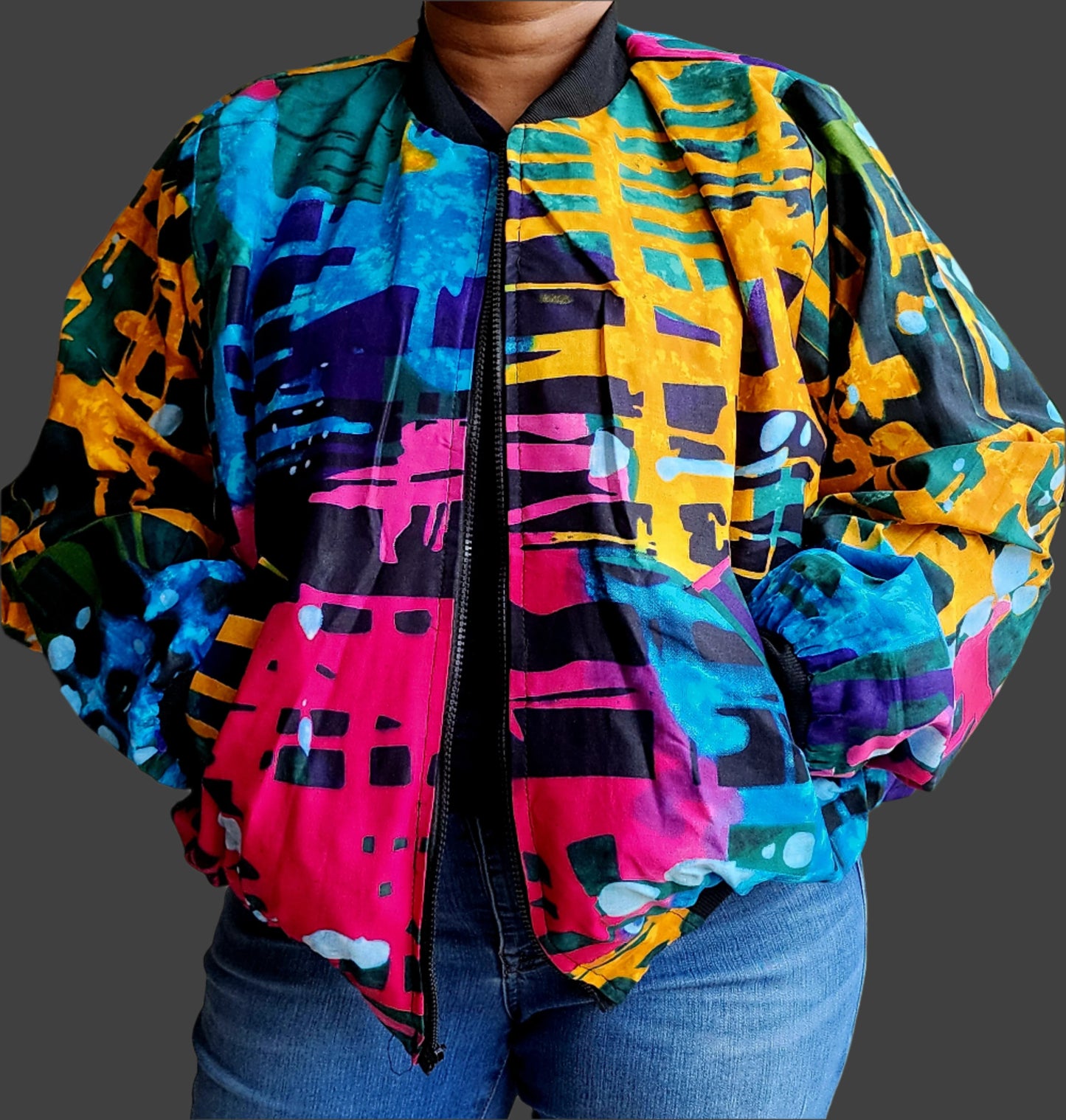 Zola Unisex Reversible Bomber Jacket - (005)