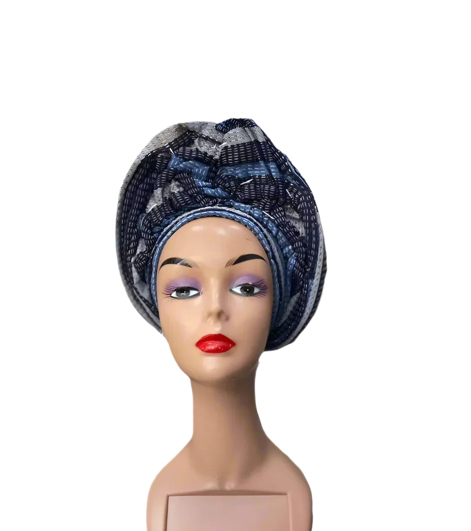 Mixed Asooke Gele - Available in different colours