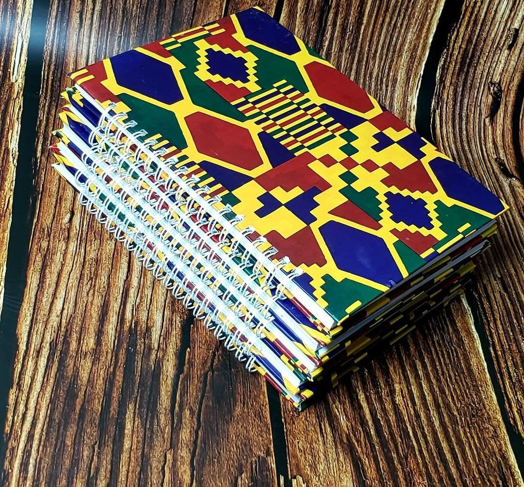 African Print A5 Hardcover Notebook - 003