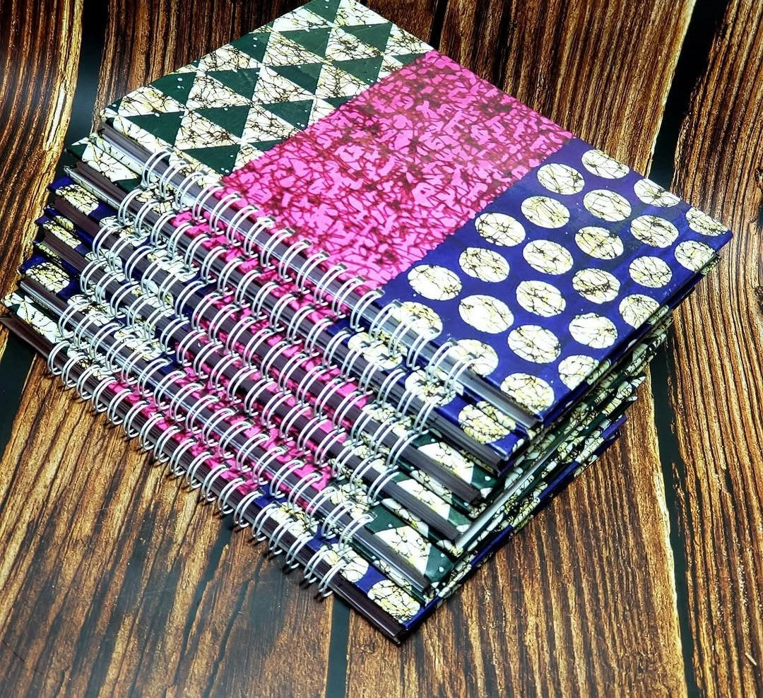 African Print A5 Hardcover Notebook - 006