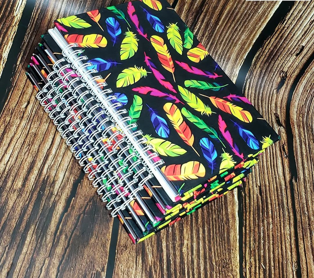 African Print A5 Hardcover Notebook - 010