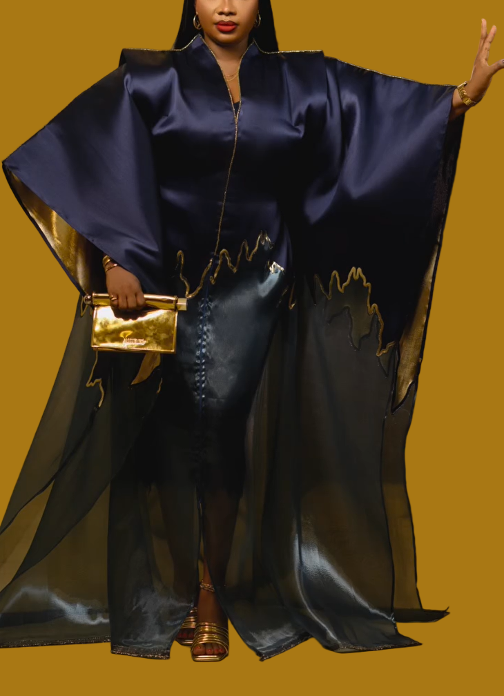 Ìmólè Agbada - Navy