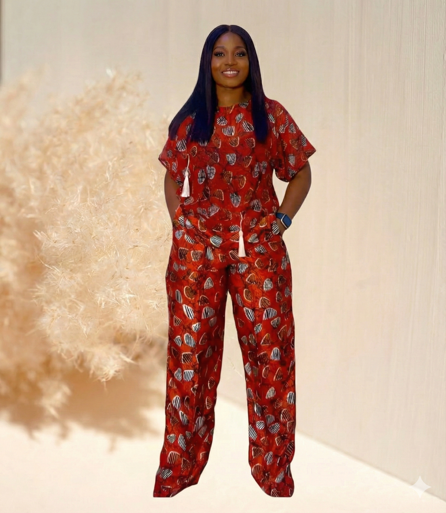 Esenam Silk & Chiffon Set - 001