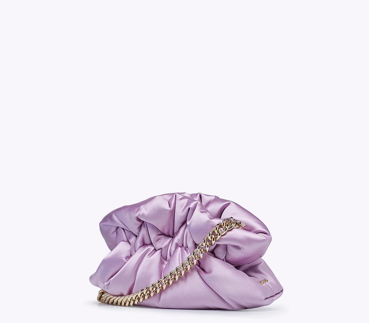 Rodo Lilac Satin Soft Clutch
