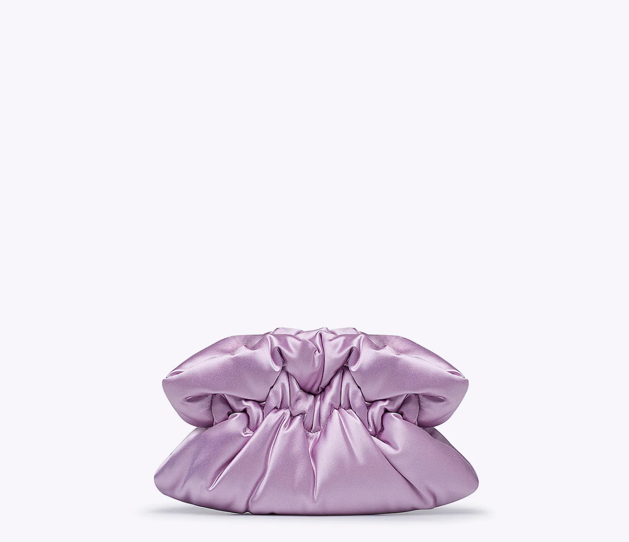 Rodo Lilac Satin Soft Clutch