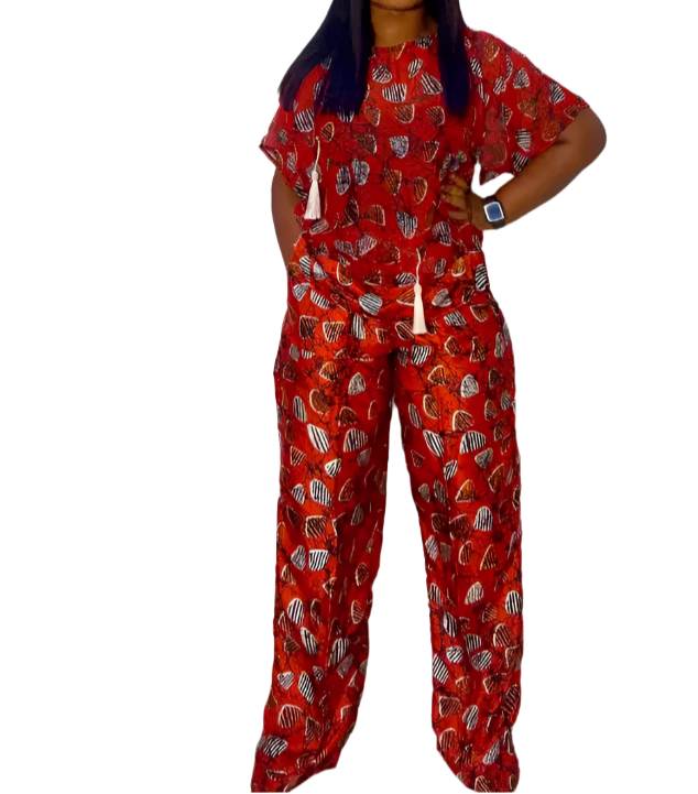 Esenam Silk & Chiffon Set - 001
