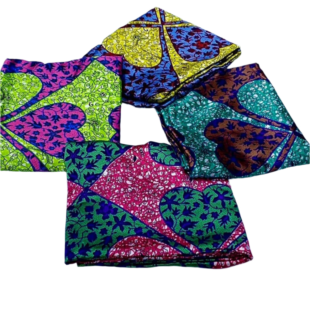 Adire Silk & Chiffon Fabric - 007