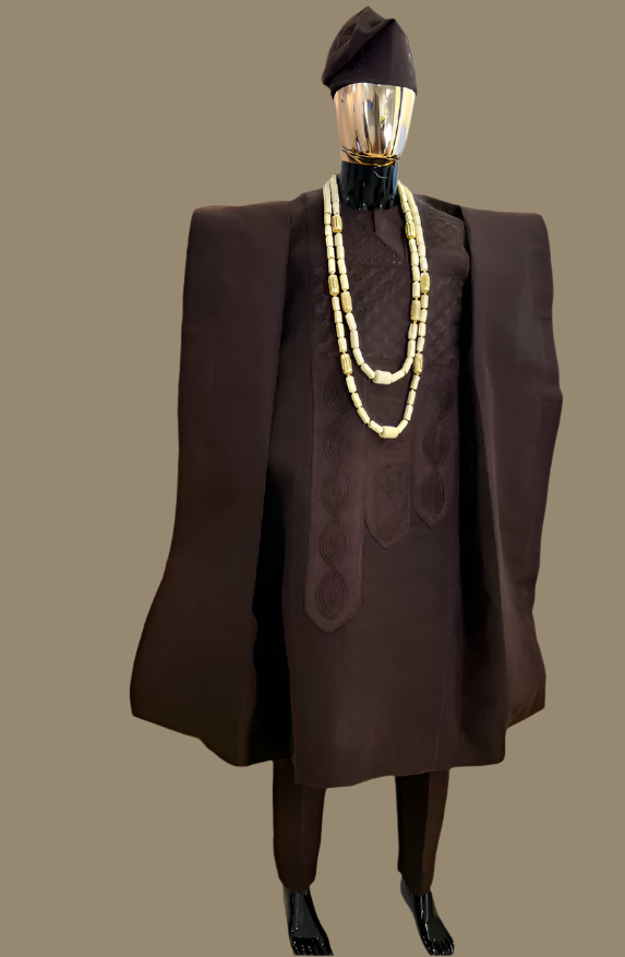 Odùndun Elegance Asooke Agbada Set
