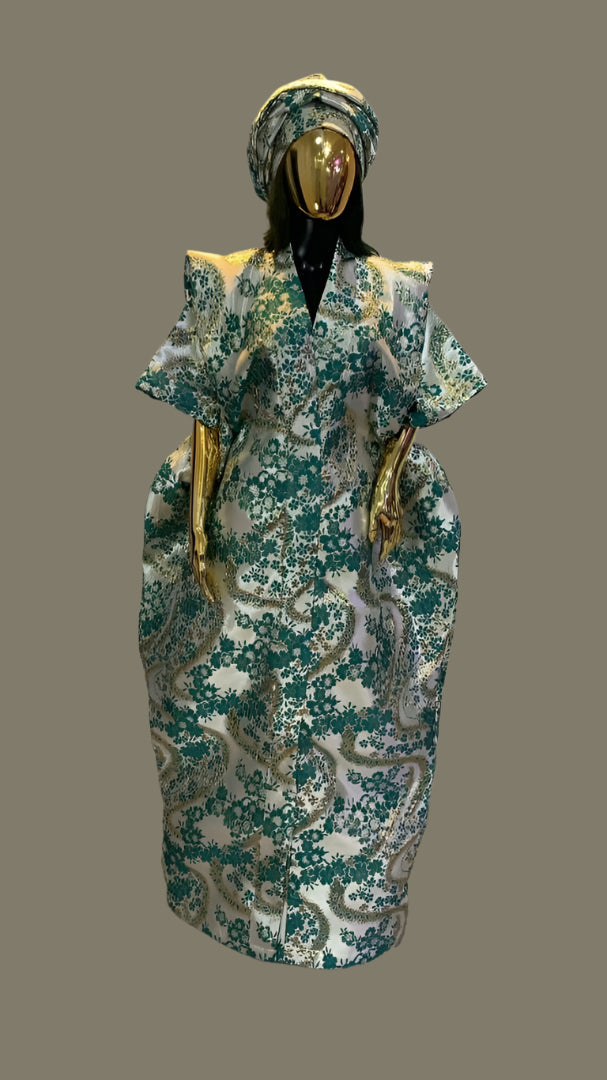 African Dress Damask Boubou | Danshiki | Kaftan | Jalabiya | Rich Aunty | Nigerian Dress| Party Dress | Boubou| African Dress | Rich Madam