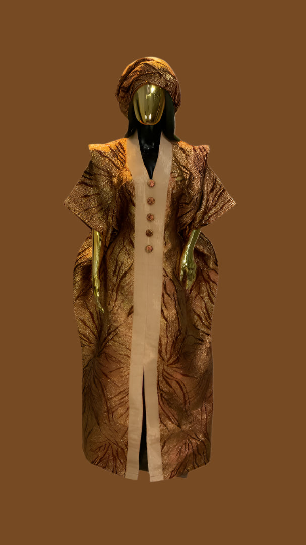 African Dress Damask Boubou | Danshiki | Kaftan | Jalabiya | Rich Aunty | Nigerian Dress| Party Dress | Boubou| African Dress | Rich Madam