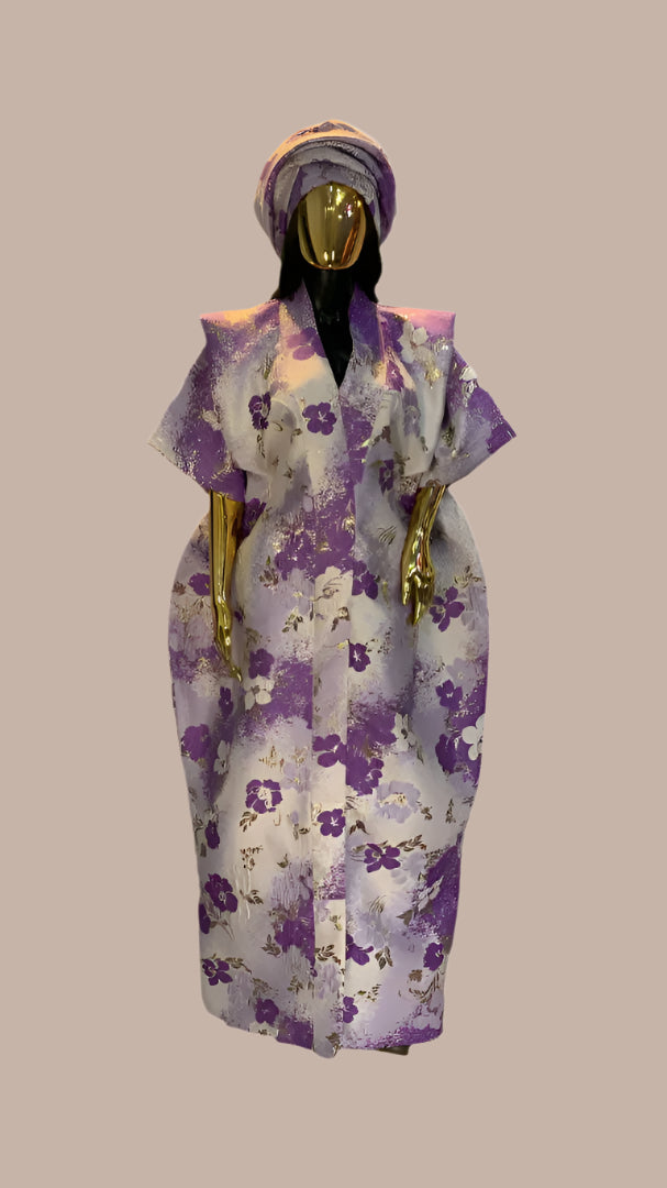 African Dress Damask Boubou | Danshiki | Kaftan | Jalabiya | Rich Aunty | Nigerian Dress| Party Dress | Boubou| African Dress | Rich Madam