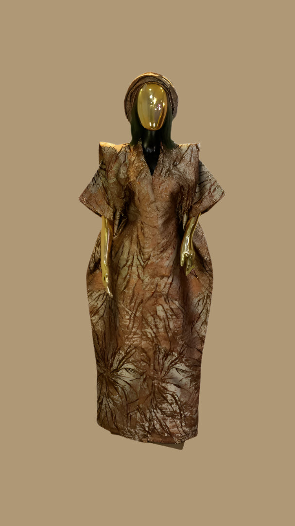African Dress Damask Boubou | Danshiki | Kaftan | Jalabiya | Rich Aunty | Nigerian Dress| Party Dress | Boubou| African Dress | Rich Madam