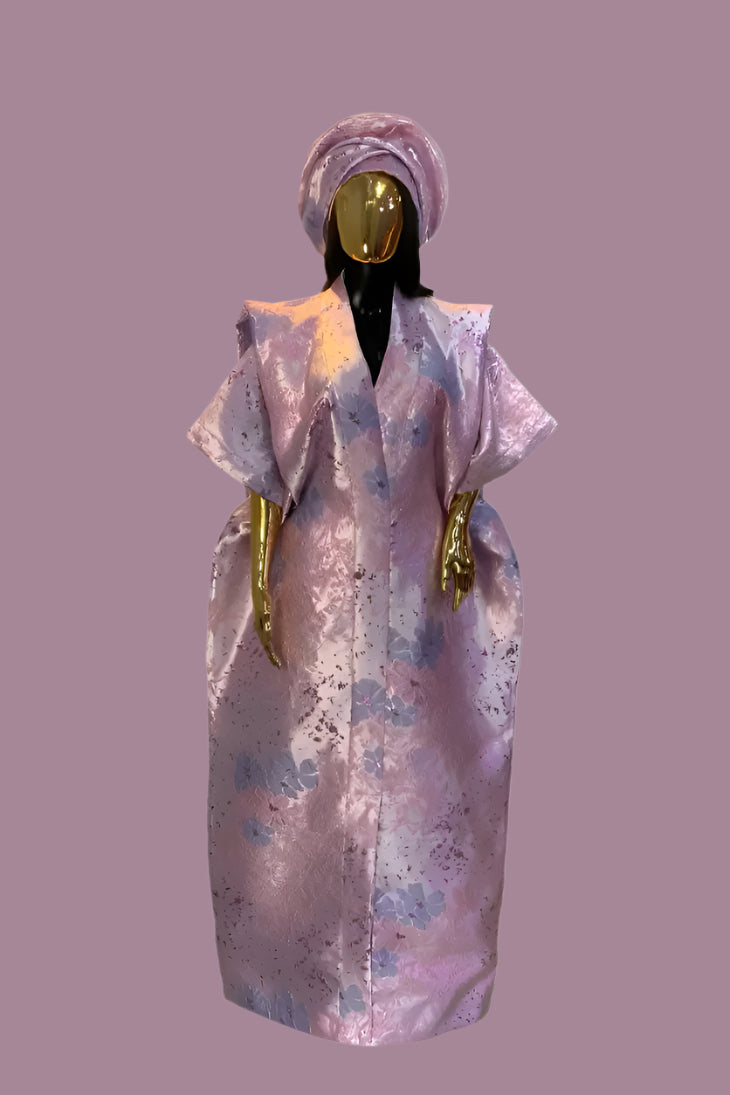 African Dress Damask Boubou | Danshiki | Kaftan | Jalabiya | Rich Aunty | Nigerian Dress| Party Dress | Boubou| African Dress | Rich Madam