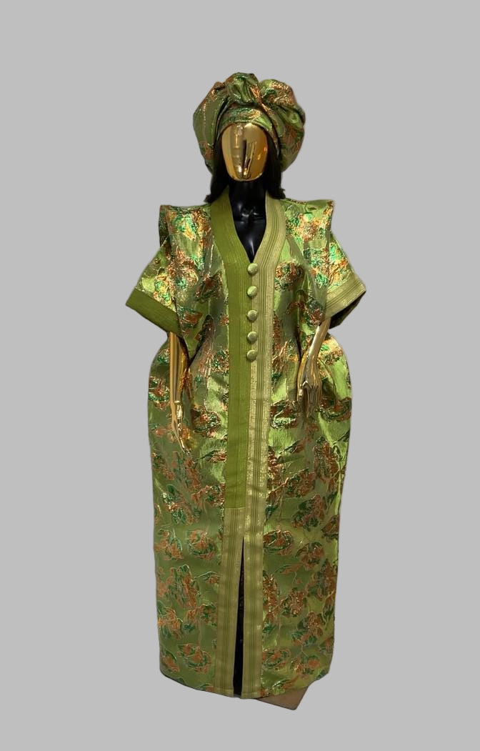African Dress Damask Boubou | Danshiki | Kaftan | Jalabiya | Rich Aunty | Nigerian Dress| Party Dress | Boubou| African Dress | Rich Madam