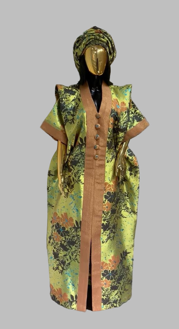 African Dress Damask Boubou | Danshiki | Kaftan | Jalabiya | Rich Aunty | Nigerian Dress| Party Dress | Boubou| African Dress | Rich Madam