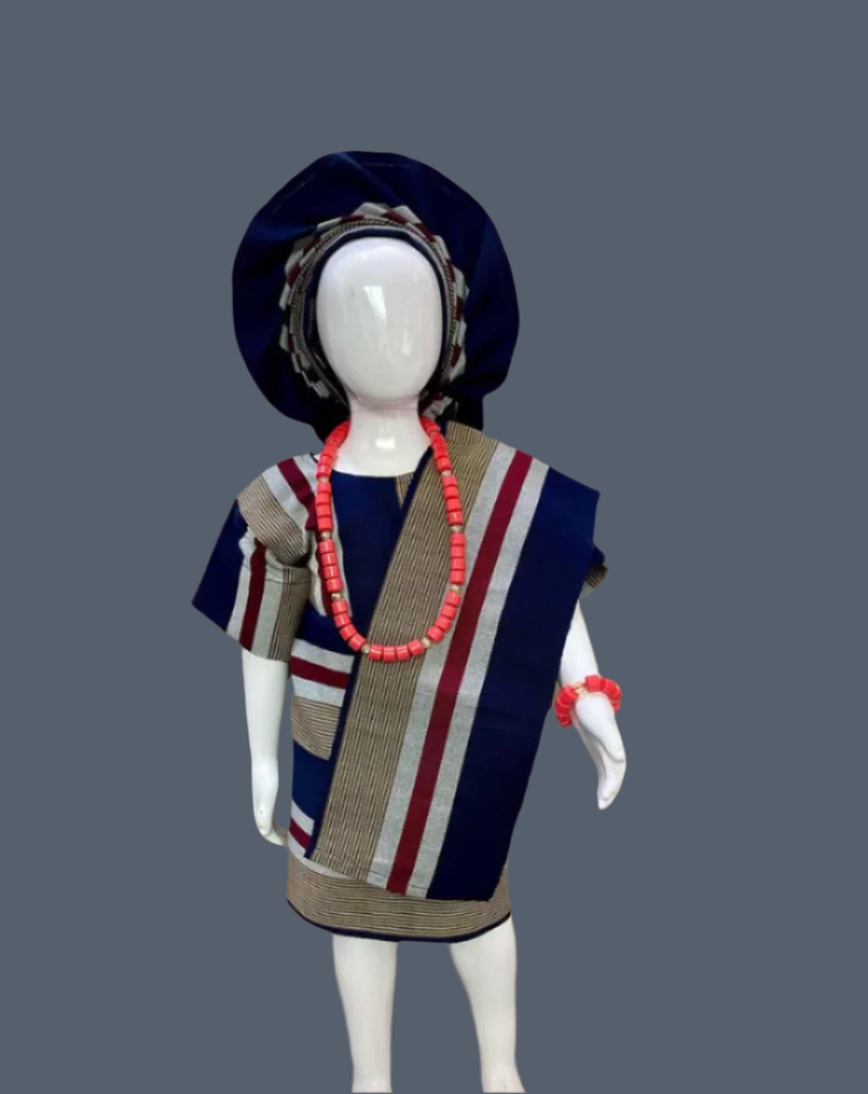 Apeke Girls' Traditional Set – Navy