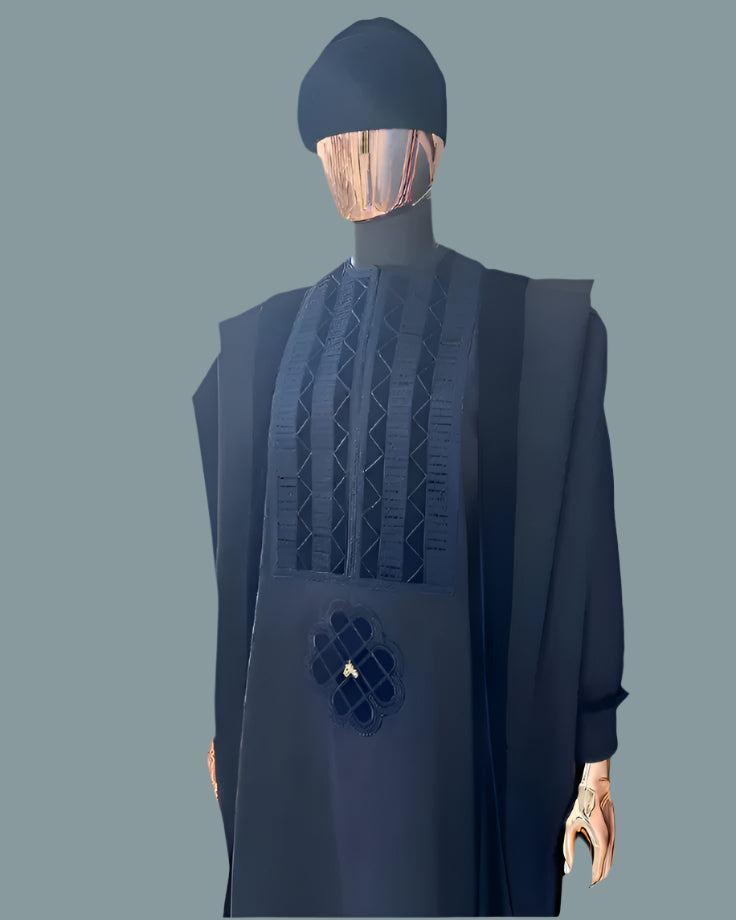 Funto Agbada with Matching Cap