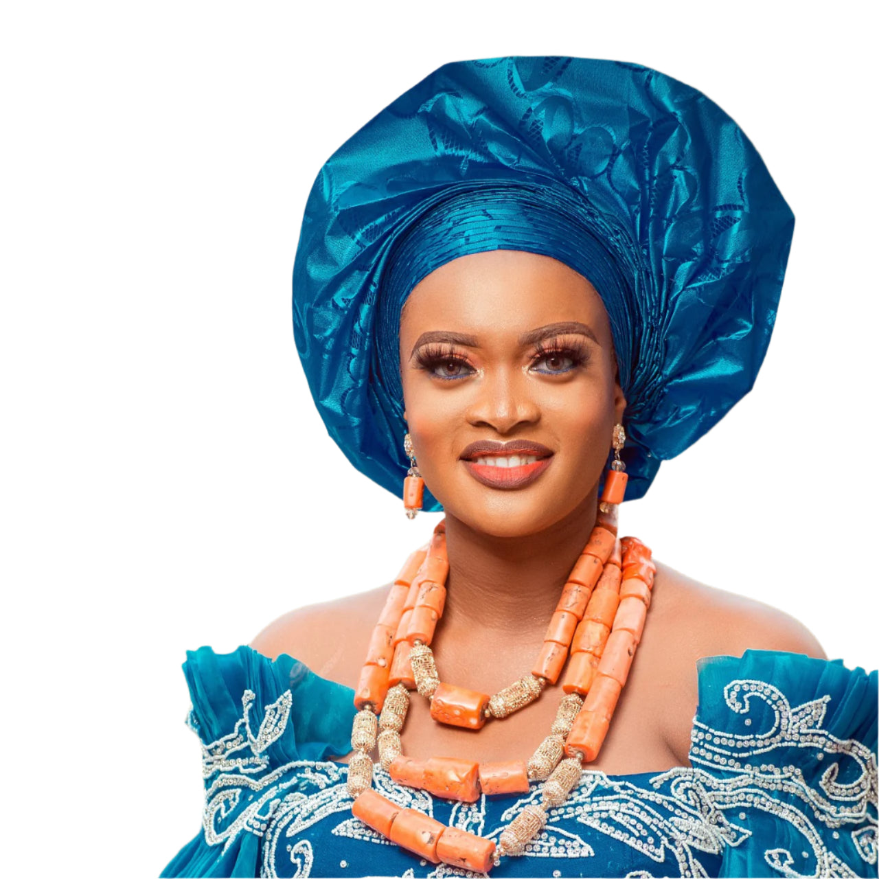 Isioma Coral Bead Set