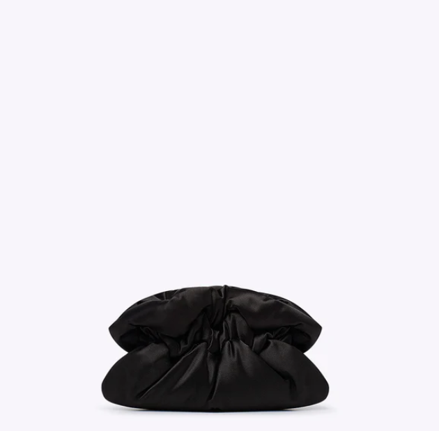 Rodo Black Satin Soft Clutch