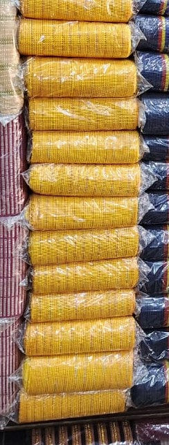 Cotton Aso Oke Bundle - Yellow