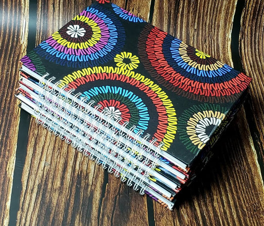 African Print A5 Hardcover Notebook - 020