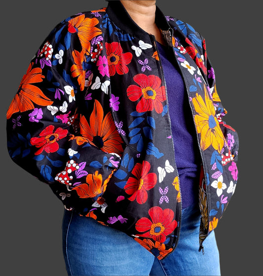 Zola Unisex Reversible Bomber Jacket -  (006)
