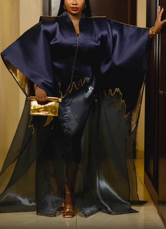 Ìmólè Agbada - Navy