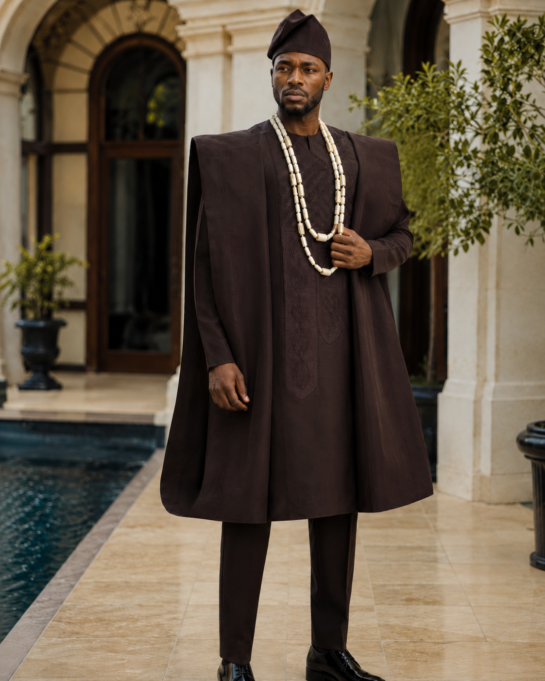 Odùndun Elegance Asooke Agbada Set