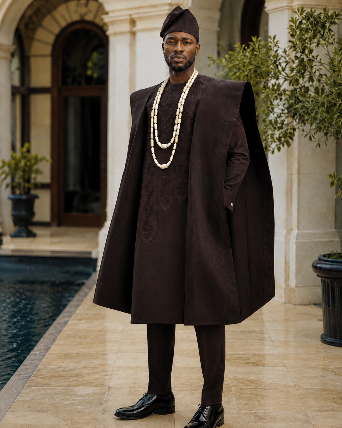 Odùndun Elegance Asooke Agbada Set