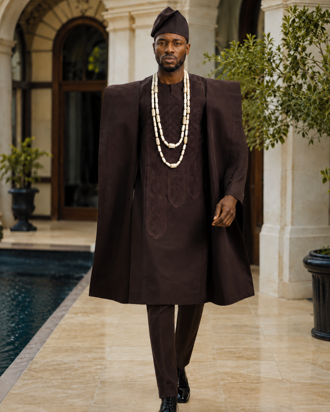 Odùndun Elegance Asooke Agbada Set