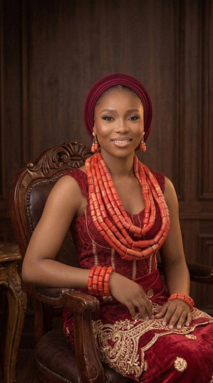 Omohi Coral Jewelry Set