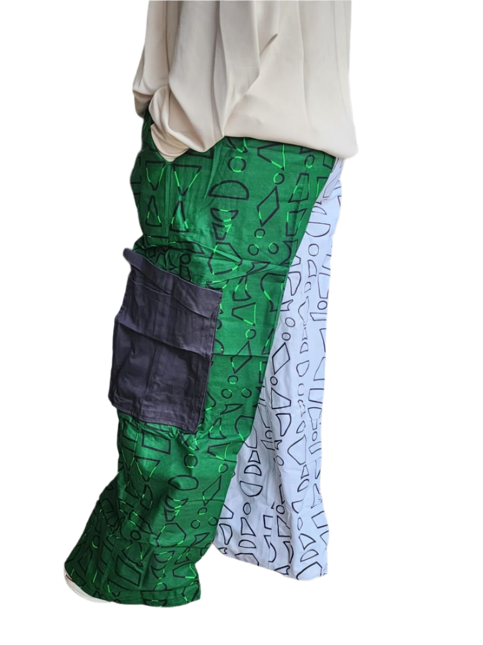 Zuri Contrast Cargo Pants