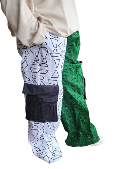 Zuri Contrast Cargo Pants