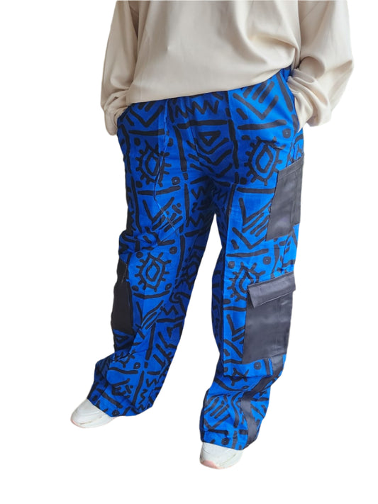 Zain Contrast Cargo Pants