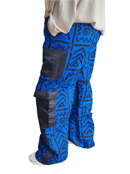 Zain Contrast Cargo Pants