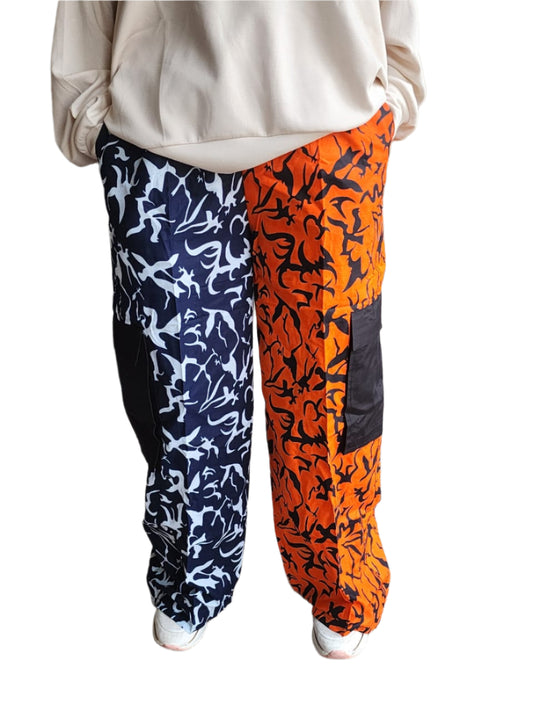 Sasha Contrast Cargo Pants