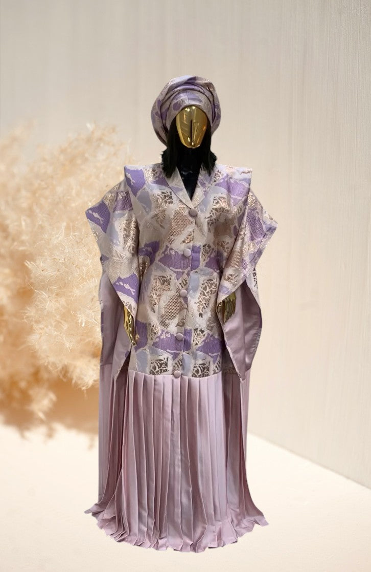 Adun Boubou - Lilac Gold