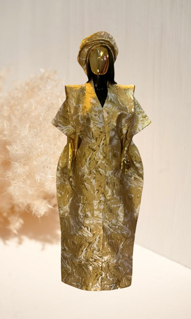 African Dress Damask Boubou