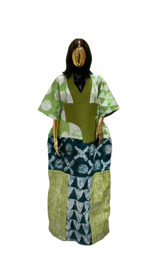 Multicoloured African Boubou | Danshiki | Kaftan | Jalabiya | Rich Aunty | Nigerian Dress| Party Dress | Boubou| African Dress | Rich Madam
