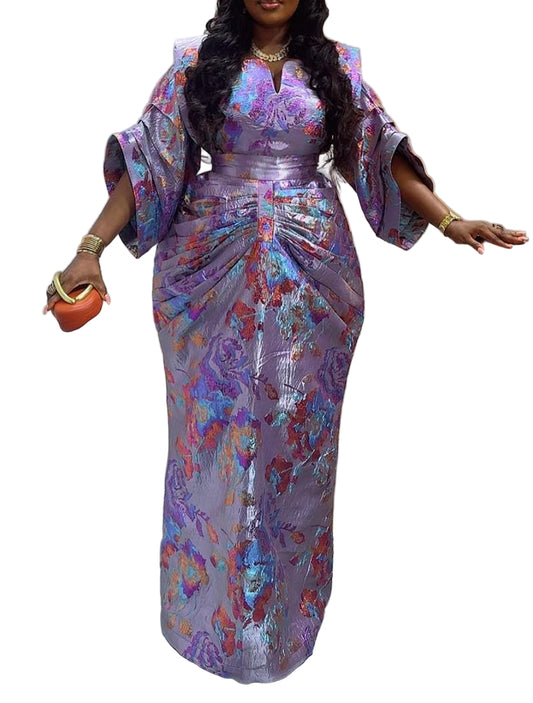 African Dress Damask Boubou | Danshiki | Kaftan | Jalabiya | Rich Aunty | Nigerian Dress| Party Dress | Boubou| African Dress | Rich Madam